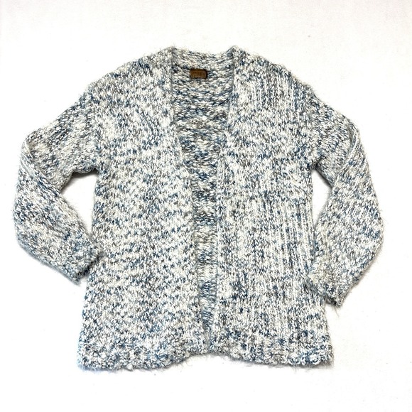 POL Anthropologie Cardigan Sweater Womens S Open Front Popcorn Grandmacore Boho - Picture 1 of 8